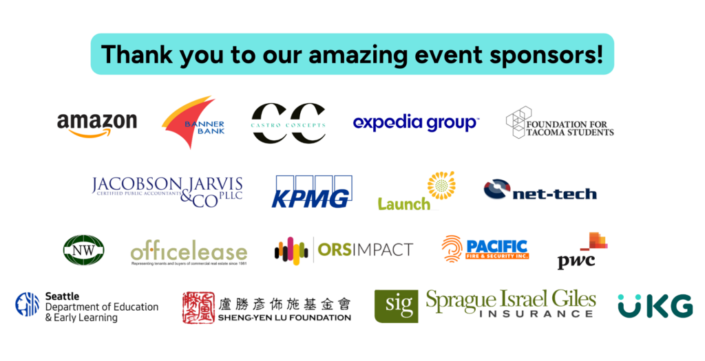 Thank you to our amazing event sponsors!