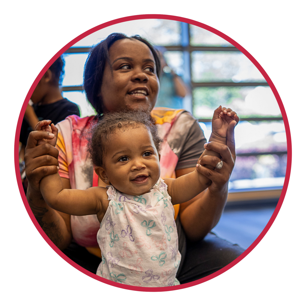 2 Image of parent playing with child